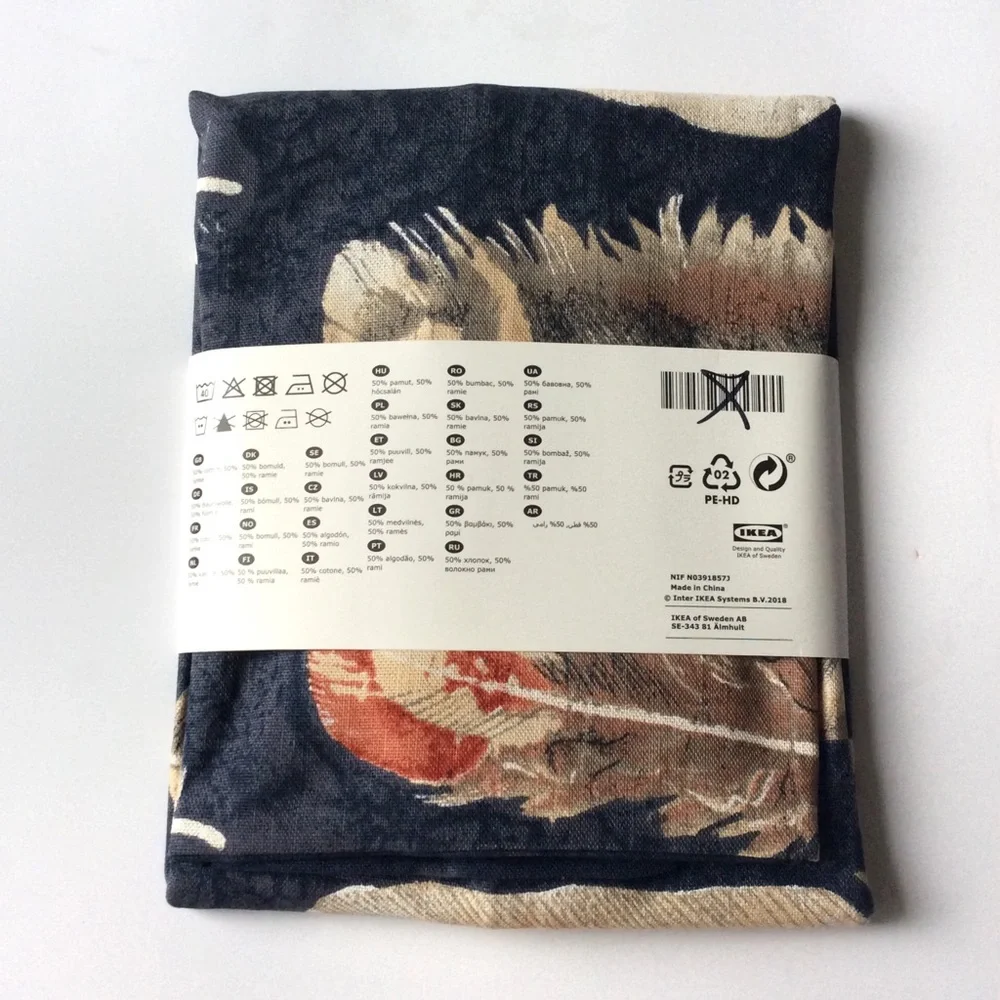 NWT IKEA MAYLINN Feathers Pillow cushion cover 16X26